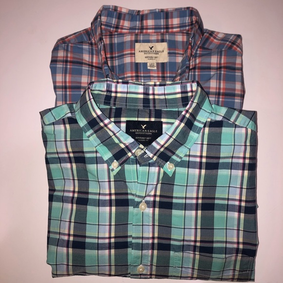 American Eagle Seriously Soft Classic fit button - Picture 2 of 8